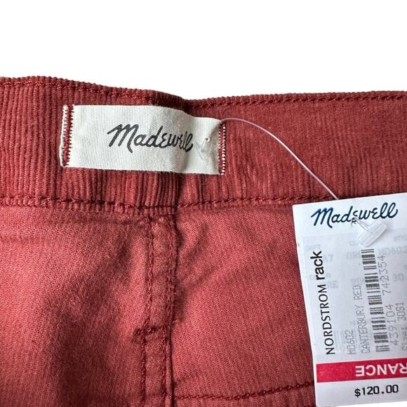 Madewell Cali Demi-Boot Jeans in Corduroy: Button-Front Edition Sz 30 NEW - Picture 8 of 15